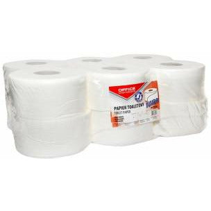 Toilet Paper Office Products Jumbo 120m 2ply cellulose white (12)