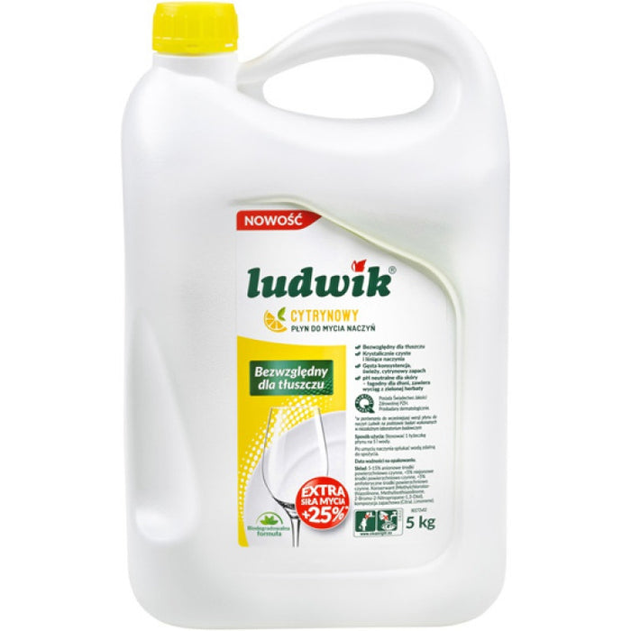 Dish Soap Ludwik 5L Lemon