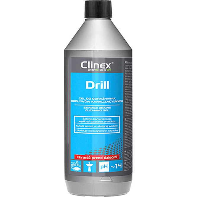 Clinex Gel 1L Drill (for unblocking sewage drains)