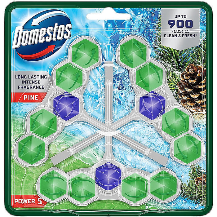 Zawieszka do WC Domestos Power 5 50g Pine (3)