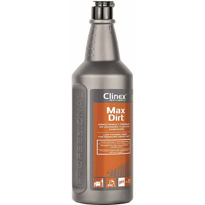 CLINEX 4 Max Dirt 1L, for removing greasy dirt