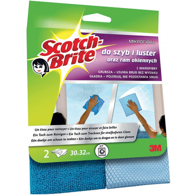Ściereczka z mikrofibry Scotch Brite (do szyb i luster) (2)