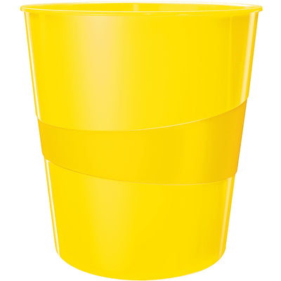 Kosz na śmieci Leitz Wow 15L żółty