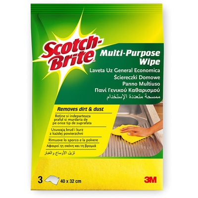 Ściereczki Scotch-Brite domowe żółte (3)