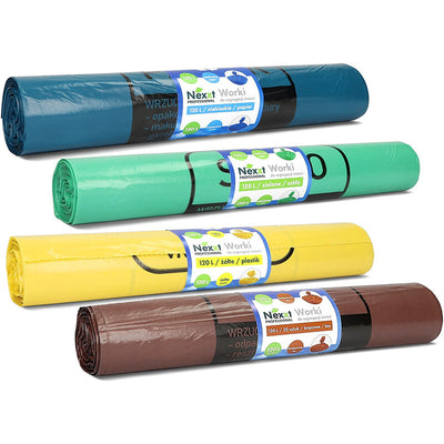Garbage bags Nexxt 120L LDPE blue (20)