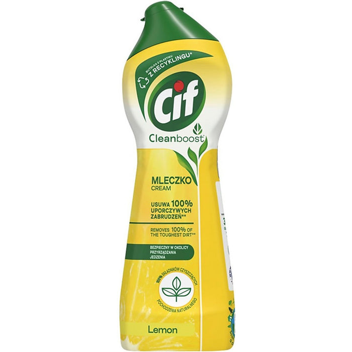 Mleczko do czyszczenia Cif Cleanboost 300g Lemon