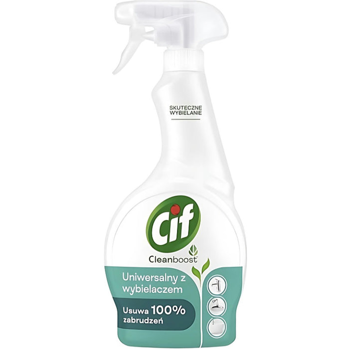 Spray Cif Cleanboost 500ml Uniwersalny z wybielaczem