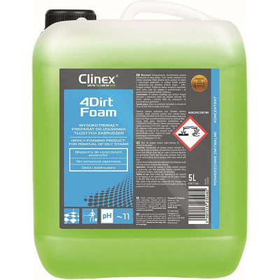 CLINEX 4Dirt Foam 5L, for removing greasy dirt