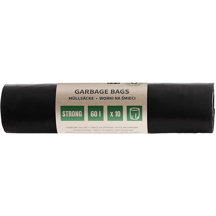 DONAU ECO refuse sacks, strong (LDPE), 60l, 10 pcs