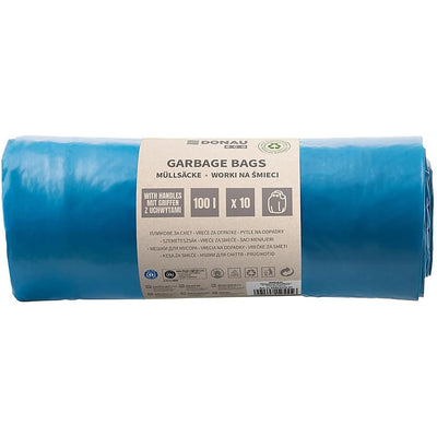 DONAU ECO Bin bags, with Knoties handles, 10