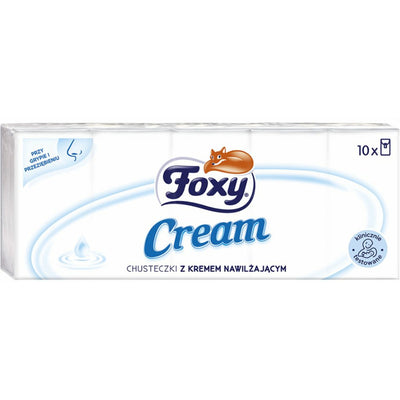 Foxy Cream Tissues (10x10)